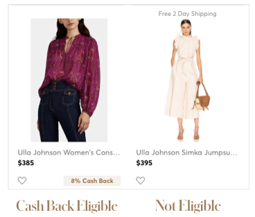 Are all products on ShopStyle eligible for Cash Back? – ShopStyle